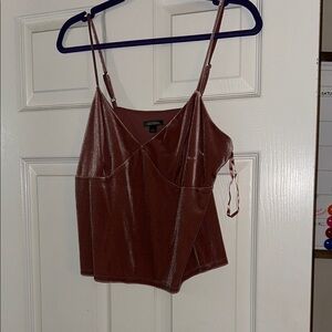 Wild Fable Brown Bustier Camisole Top